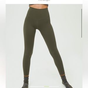 OFFLINE by Aerie real me high waisted olive green leggings